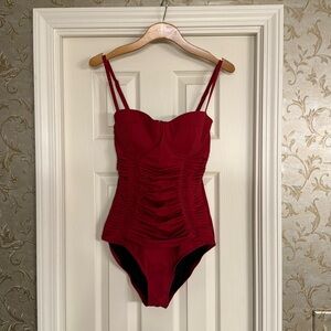 Jantzen red swimsuit size 12